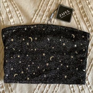 NEW WITH TAGS!!! Moon Star Crop Top💫🌙